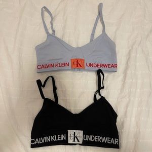 Calvin Klein bralettes